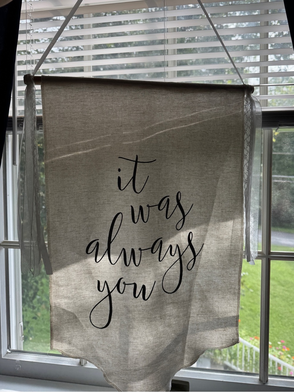 Neutral Linen Wall Banner - It Was Always You